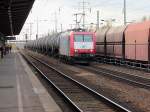 185-CL 003 (185 503-0) Captrain Deutschland GmbH für ITL - Eisenbahngesellschaft mbH mit einem Kesselzug  Umweltgefährdender Stoff, flüssig am 30.
