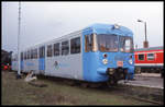 Am 27.3.1999 fand im Bahnhof Wernigerode anläßlich 100 Jahre HSB eine Fahrzeugschau statt.
Dafür war auch die Wipperliese mit dem VT 408 nach Wernigerode gekommen und stand in der Fahrzeug Ausstellung.