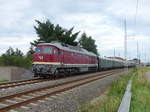 LEG 132 004-3 mit dem DPE 24178 von Meiningen nach Leipzig-Plagwitz, am 02.09.2017 in Arnstadt.