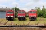 Vom 02.-03.06.18 fand beim TEV Weimar ein kleines DR E-Lok Treffen der Baureihe 250 statt.