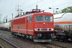 LEG - Leipziger Eisenbahngesellschaft mbH mit der  250 247-4  [NVR-Nummer: 91 80 6155 247-0 D-LEG] am 26.05.19 Durchfahrt Bf. Flughafen Berlin-Schönefeld.