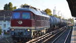 LEG  132 004-3  [NVR-Nummer: 92 80 0232 204-0 D-LEG] mit Kesselwagenzug (leer) Richtung Stendell am 22.04.19 S-Bhf.