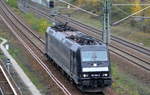 LEG - Leipziger Eisenbahnverkehrsgesellschaft mbH, Leipzig [D] mit der MRCE Mietlok  185 564-2  [NVR-Nummer: 91 80 6185 564-2 D-DISPO] kommt gerade am Berliner Westhafen Richtung Berlin Jungfernheide