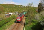 Aufgrund erhöhter Bautätigkeiten im Elbtal, kommt es jetzt auch immer mal wieder vor das dabei Güterzüge über andere Trassen aus Tschechien nach Deutschland geleitet werden.