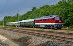 Am 19.06.16 fand mit 132 109 eine Sonderfahrt von Leipzig nach Ferropolis bei Gräfenhainichen statt.