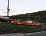 Drei Loks von Locon sind am 05.09.13 im Einsatz in Saalfeld/Saale.
