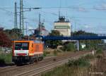 189 820 LOCON rollt am 29.09.13 Lz durch Tostedt Richtung Bremen.