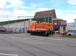 LOCON-102,am 05.September 2016,auf der Stralsunder Hafenbahn.