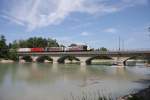 189 918 + 186 284-6 Salzburg Saalachbrücke 26.07.2013