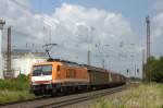 189 820-4 durchfährt am Nachmittag des 18.06.2014 den Bahnhof Nordstemmen