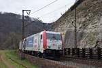 185 665 und ein Vectron, ebenfalls von Lokomotion, ziehen am 15.