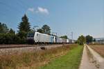 Railpool 186 283-8 und 186 442-0 am 12.08.20 bei Eglharting