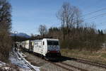 186 443 am 9. April 2021 bei Grabenstätt im Chiemgau.