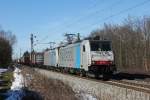 186 105 + 104 mit DGS 43131 am 05.02.2011 in Haar.