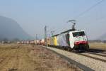 189 914 + 931 mit DGS 43131 am 05.03.2011 bei Niederaudorf.