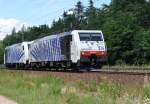 189 914 + 185 661  bei Graben - Neudorf  10.07.12