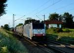 186 102 mit einem KLV am 15.06.2011 unterwegs bei Hilperting.