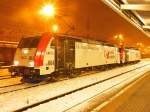 Am 8.Januar 2012 stand Kombiverkehr 185 664 & 665 in Kufstein abgestellt.