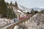 186 440 mit D 13189 am 31.01.2015 bei Bad Hofgastein.