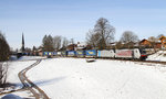 186 281 + 251 mit Klv Zug am 04.03.2016 bei Föching.