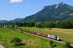 Der nachmittägliche Lokomotion Schrottzug DGS 44129 von München Nord Rbf nach Brescia Scalo wurde am 01.