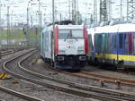 Lokomotion 185 665-7 am 14.04.2020 beim pausieren in Bremen Hbf.