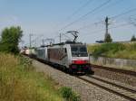 Railpool/Lokomotion 186 281 + 186 xxx mit KLV am 08.08.15 in München Trudering 