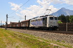 Die 139 135-8 von Lokomotion als Nachschiebelok bei Brixlegg in Richtung Brenner am 19.07.16