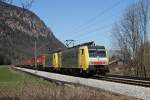 189 901 + 903 mit DGS 43139 am 7.4.2010 bei Niederaudorf.