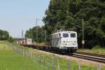 139 310 mit einem KLV Zug am 12.07.2011 bei Grokarolinenfeld.