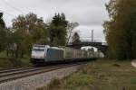 186 436 mit dem 41856 am 23. Oktober 2015 bei Übersee.