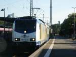 Metronom (6 Wagen) von Hamburg Hbf in Uelzen Gleis 301.