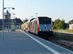 HVLE 246 010 in Metronom Diensten nach Hamburg am 18.09.2014 in Cuxhaven.