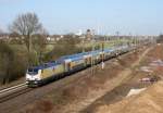 146 535 mit ME 82828 (Gttingen–Uelzen) am 01.03.2013 in Uelzen