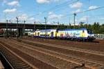 ME 146-02  Verliebt in (nach) Lüneburg  mit einem ME nach Hamburg Hbf am 13.08.2014 bei der Einfahrt in Harburg.