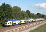 ME 82128 (Uelzen–Hamburg Hbf) am 27.08.2014 zwischen Radbruch und Winsen (Luhe)