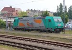 21.5.2016 Eberswalde Hbf. 185 619 der Mindener Kreisbahn abgestellt-.