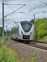 1440 705 der MRB war hier in der Nähe des sächsischen Eisenbahnmuseums in Chemnitz-Hilbersdorf unterwegs. (September 2020)