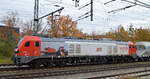 Mitteldeutsche Eisenbahn GmbH, Schkopau [D] mit  159 225  [NVR-Nummer: 90 80 2159 225-2 D-RCM] und Zementstaubzug (leer) Richtung Rüdersdorf am 03.11.21 Golm (Potsdam).