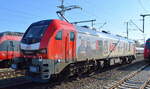 Mitteldeutsche Eisenbahn GmbH, Schkopau [D] mit  159 235-1  [NVR-Nummer: 90 80 2159 235-1 D-RCM] am 28.02.22 Durchfahrt Bf.
