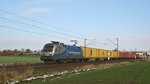 MWB 182 911 mit KLV-Zug durch Marl (Nds.) in Richtung Osnabrück am 09.11.16.
