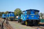 20.09.08, zum 10.j�hriegen Bestehen der MWB traffen sich mehrere Lok's der MWB in ihrem Heimatbahnhof in Bruchhausen-Vilsen.