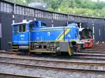 Eine Kleindiesellok der Mittelweserbahn (ehemalige 333 172 der DB) im Eisenbahnmuseum Bochum-Dalhausen am 25.