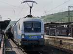 Die 1116 912 am 24.08.2009 bei der Durchfahrt durch den Wrzburger Hbf. 