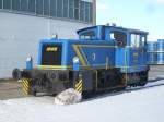 Neben der MWB-V241 ist die MWB-V250 die zweite BR 335 die man in Mukran beobachten kann.Am 05.M�rz 2010 stand V250 fotogerecht in Mukran.