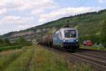 MWB 1116 912-5 mit einem Kesselwagenzug in Thngersheim am 02.08.2011