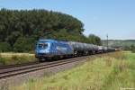 1116 911 mit einem Kesselwagenzug am 17.08.2011 bei Retzbach-Zellingen.