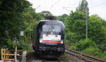 182 562-9 von MRCE kommt als Lokzug aus Aachen-West nach Köln-Eifeltor und kommt aus Richtung Aachen-West und fährt durch Aachen-Schanz in Richtung