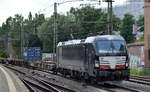 MRCE Vectron  X4 E - 856  [NVR-Nummer: 91 80 6193 856-2 D-DISPO], aktueller Mieter unbekannt, mit Containerzug Richtung Hamburger Hafen am 06.08.19 Bahnhof Hamburg Harburg.