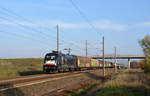 Am 24.11.19 führte 182 512 von MRCE den TX-Papierzug aus Roctsock nach Italien durch Brehna Richtung Halle(S).